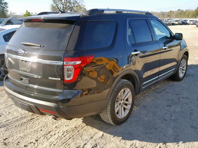 1FM5K7D84EGA06192 - 2014 FORD EXPLORER X BLACK photo 4