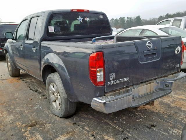 1N6AD0ER6AC400173 - 2010 NISSAN FRONTIER C GRAY photo 3