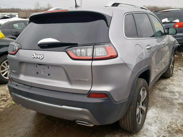 1C4PJMDX3KD323402 - 2019 JEEP CHEROKEE L GRAY photo 4