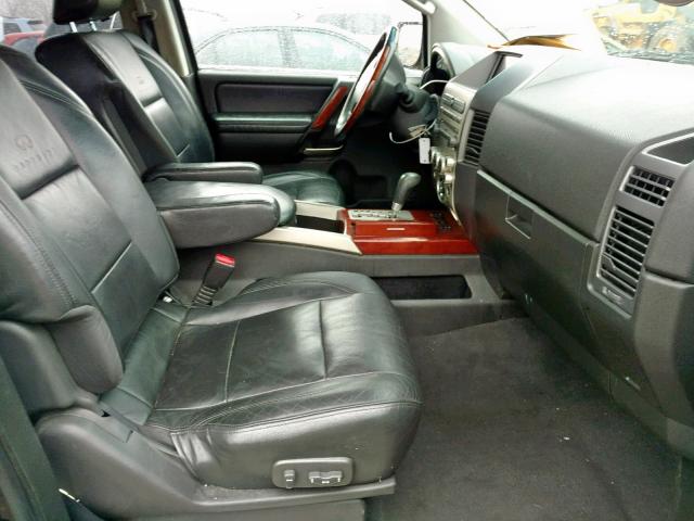 5N3AA08C36N811323 - 2006 INFINITI QX56 BLACK photo 5