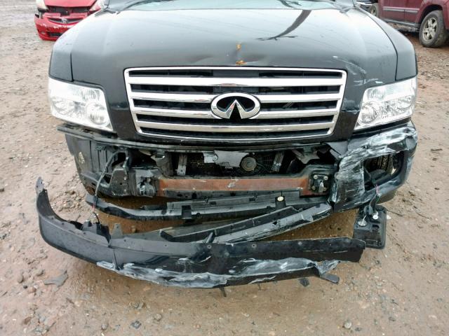 5N3AA08C36N811323 - 2006 INFINITI QX56 BLACK photo 9