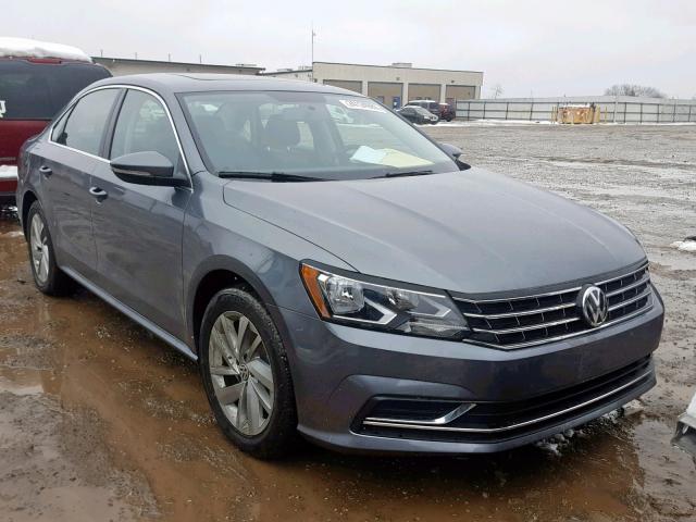 1VWBA7A35JC022094 - 2018 VOLKSWAGEN PASSAT SE GRAY photo 1