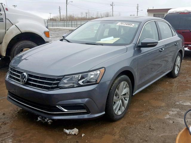 1VWBA7A35JC022094 - 2018 VOLKSWAGEN PASSAT SE GRAY photo 2