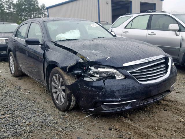 1C3CCBBB1CN267724 - 2012 CHRYSLER 200 TOURIN BLACK photo 1