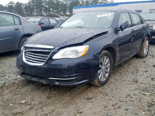 1C3CCBBB1CN267724 - 2012 CHRYSLER 200 TOURIN BLACK photo 2