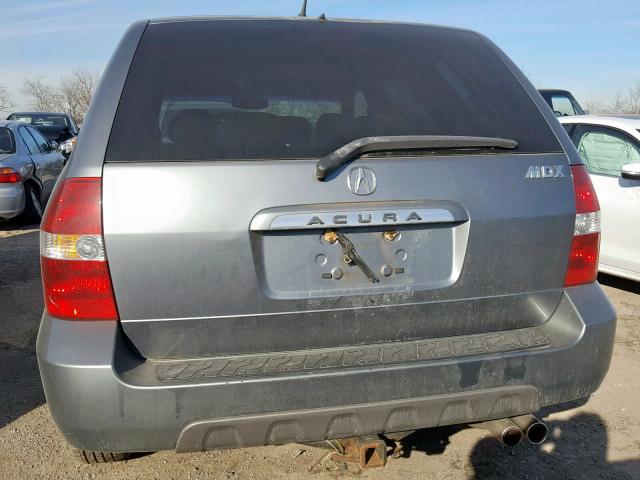 2HNYD18692H510880 - 2002 ACURA MDX TOURIN GRAY photo 10