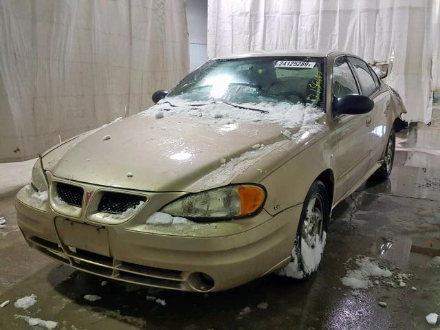 1G2NE52E95M230976 - 2005 PONTIAC GRAND AM S GOLD photo 2