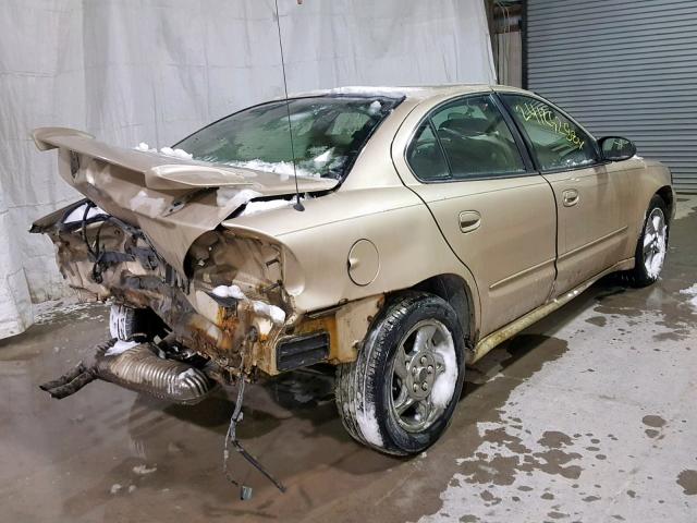 1G2NE52E95M230976 - 2005 PONTIAC GRAND AM S GOLD photo 4