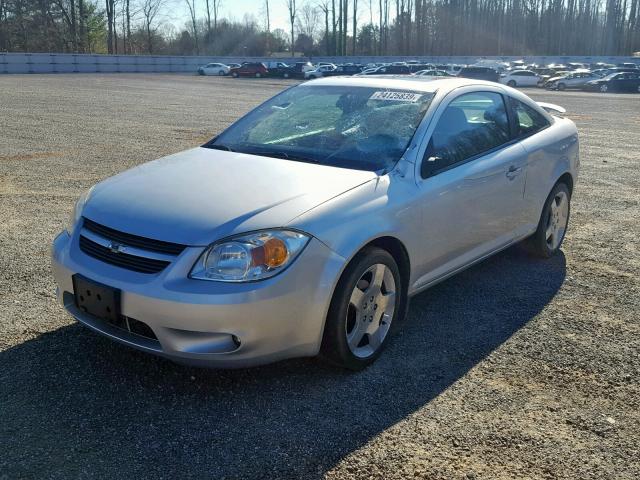 1G1AF1F58A7189140 - 2010 CHEVROLET COBALT 2LT SILVER photo 2