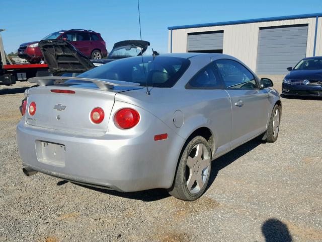 1G1AF1F58A7189140 - 2010 CHEVROLET COBALT 2LT SILVER photo 4