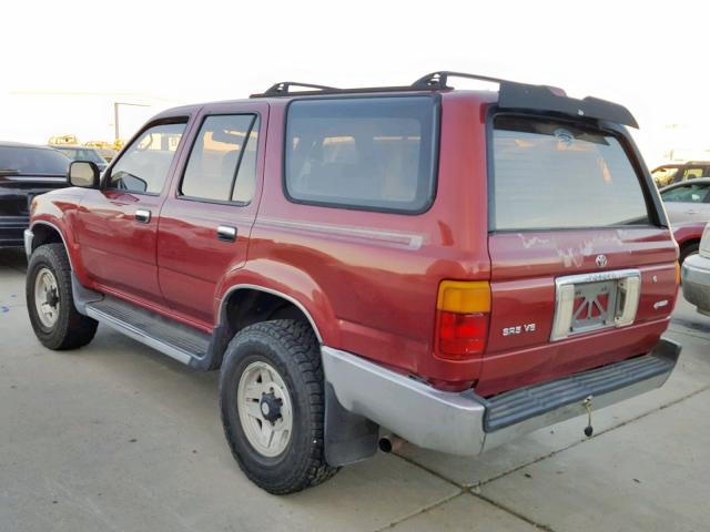 JT3VN29V8S0070256 - 1995 TOYOTA 4RUNNER VN RED photo 3