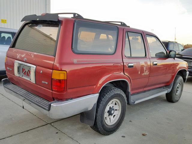 JT3VN29V8S0070256 - 1995 TOYOTA 4RUNNER VN RED photo 4