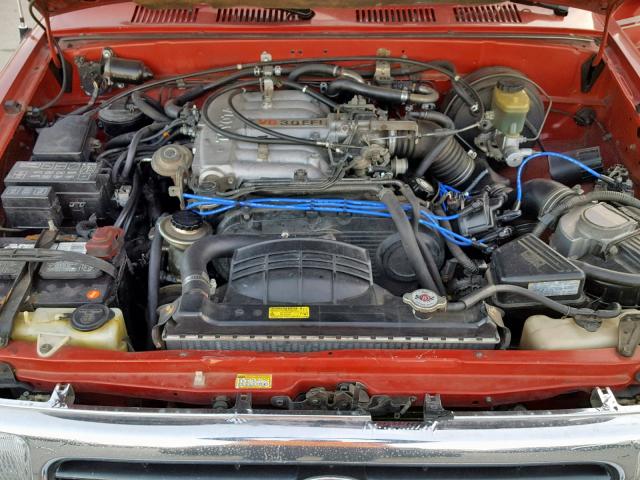 JT3VN29V8S0070256 - 1995 TOYOTA 4RUNNER VN RED photo 7