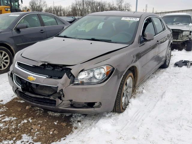 1G1ZC5E09AF222225 - 2010 CHEVROLET MALIBU 1LT 棕色 照片 2