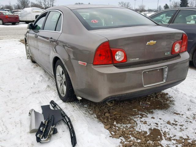 1G1ZC5E09AF222225 - 2010 CHEVROLET MALIBU 1LT 棕色 照片 3