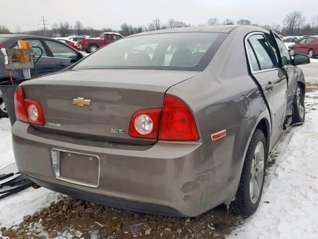 1G1ZC5E09AF222225 - 2010 CHEVROLET MALIBU 1LT 棕色 照片 4
