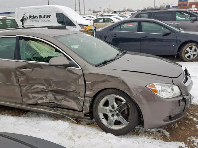 1G1ZC5E09AF222225 - 2010 CHEVROLET MALIBU 1LT 棕色 照片 9