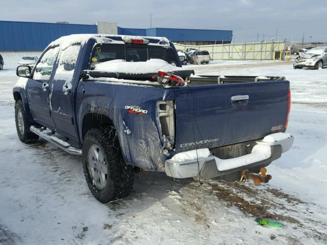 1GTH6PFE0C8112090 - 2012 GMC CANYON SLE BLUE photo 3