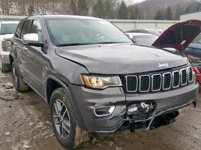 1C4RJFBG9JC337073 - 2018 JEEP GRAND CHER GRAY photo 1