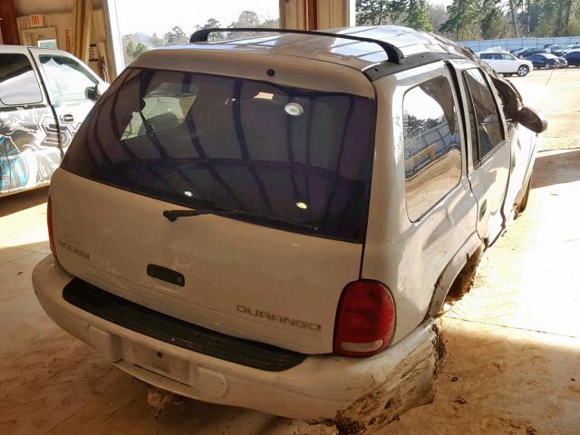 1B4HR48N92F140089 - 2002 DODGE DURANGO SL WHITE photo 4