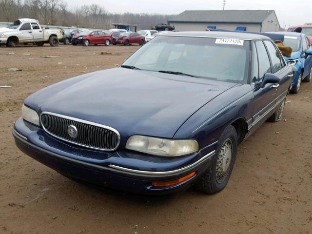 1G4HP52K7XH439455 - 1999 BUICK LESABRE CU BLUE photo 2