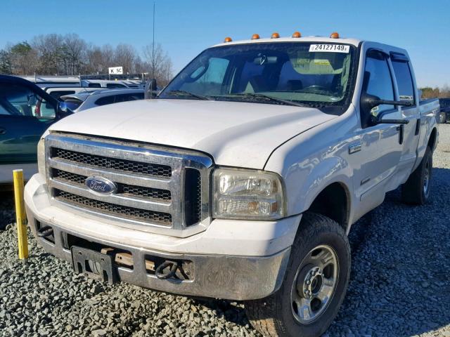 1FTWW31P57EB24607 - 2007 FORD F350 SRW S WHITE photo 2