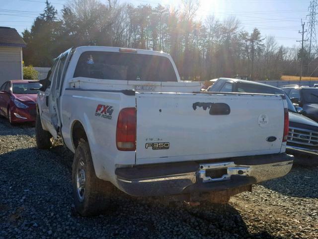 1FTWW31P57EB24607 - 2007 FORD F350 SRW S WHITE photo 3