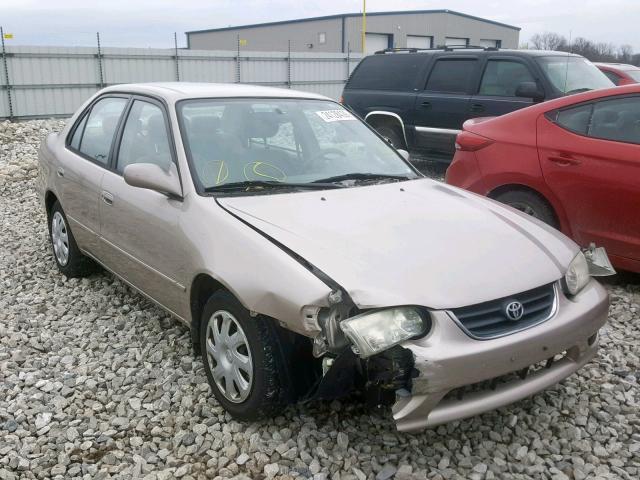 1NXBR12E12Z636754 - 2002 TOYOTA COROLLA CE TAN photo 1