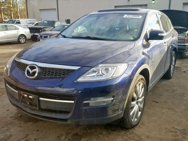 JM3TB38YX70104581 - 2007 MAZDA CX-9 BLUE photo 2