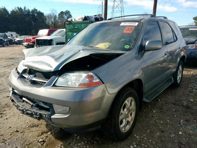 2HNYD18861H528236 - 2001 ACURA MDX TOURIN SILVER photo 2