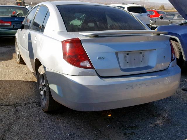 1G8AL52F05Z103233 - 2005 SATURN ION LEVEL SILVER photo 3