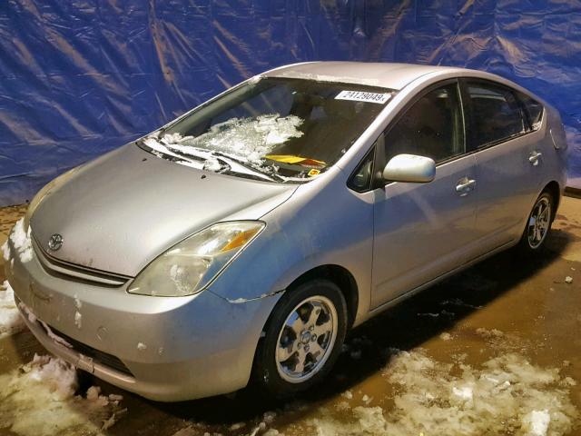 JTDKB22U940057818 - 2004 TOYOTA PRIUS SILVER photo 2