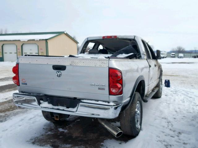 3D7MX38L19G503614 - 2009 DODGE RAM 3500 SILVER photo 4