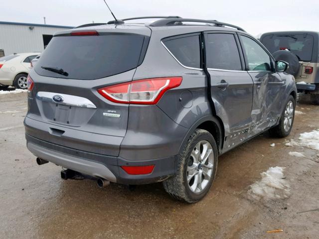 1FMCU0H90DUB63827 - 2013 FORD ESCAPE SEL GRAY photo 4