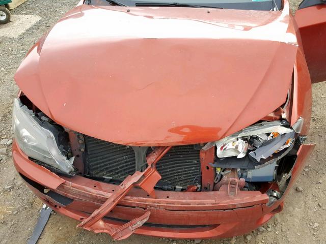 JF1GH60609G800757 - 2009 SUBARU IMPREZA 2. ORANGE photo 7