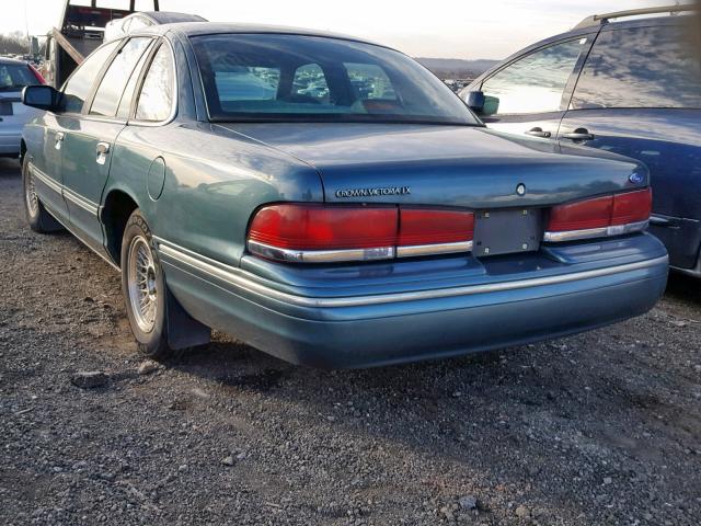 2FALP74W6SX186721 - 1995 FORD CROWN VICT GREEN photo 3