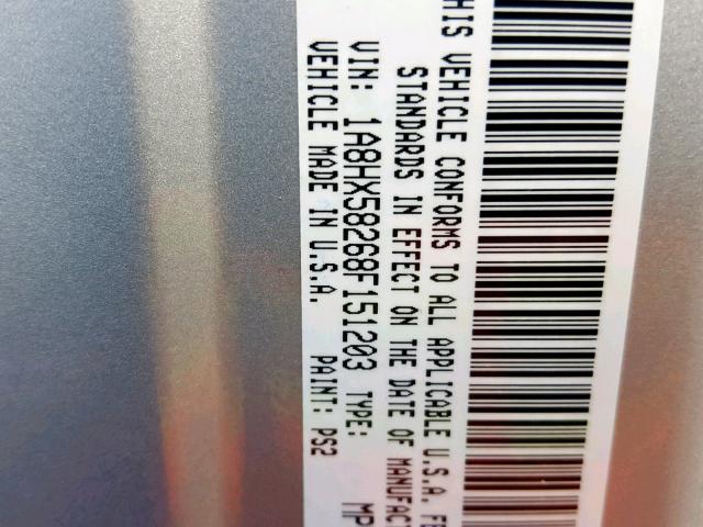 1A8HX58268F151203 - 2008 CHRYSLER ASPEN LIMI 银色 照片 10