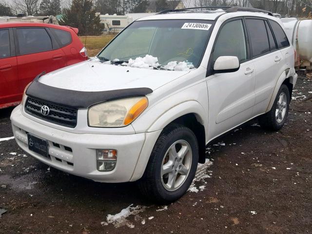 JTEHH20V320147706 - 2002 TOYOTA RAV4 WHITE photo 2