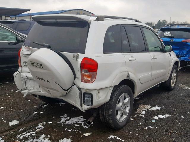 JTEHH20V320147706 - 2002 TOYOTA RAV4 WHITE photo 4