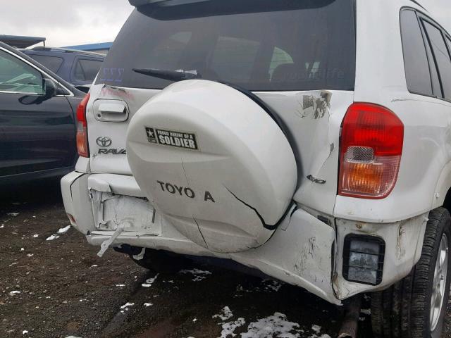JTEHH20V320147706 - 2002 TOYOTA RAV4 WHITE photo 9