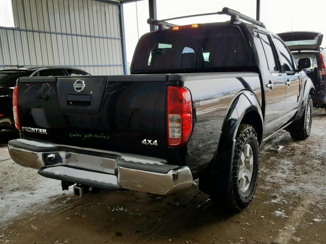 1N6AD07W07C447775 - 2007 NISSAN FRONTIER C BLACK photo 4