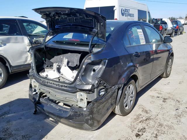 1G1JB5SH4H4161270 - 2017 CHEVROLET SONIC LS CHARCOAL photo 4