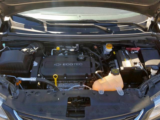 1G1JB5SH4H4161270 - 2017 CHEVROLET SONIC LS CHARCOAL photo 7