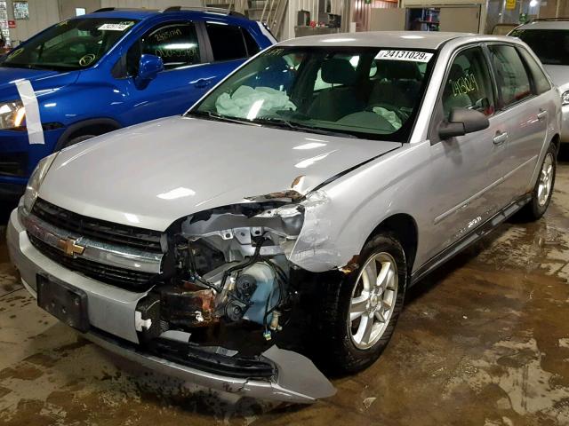 1G1ZT62815F126062 - 2005 CHEVROLET MALIBU MAX SILVER photo 2