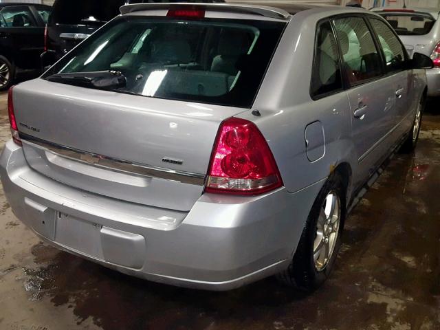 1G1ZT62815F126062 - 2005 CHEVROLET MALIBU MAX SILVER photo 4