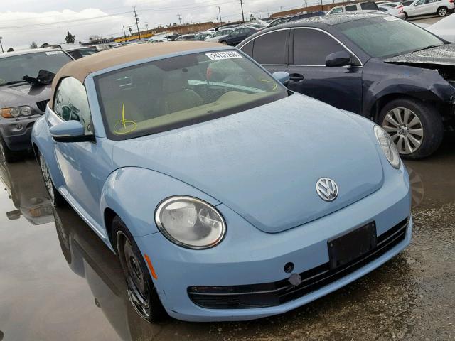 3VW517AT4FM819262 - 2015 VOLKSWAGEN BEETLE 1.8 BLUE photo 1