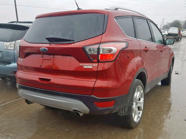 1FMCU0J92HUB85876 - 2017 FORD ESCAPE TIT RED photo 4