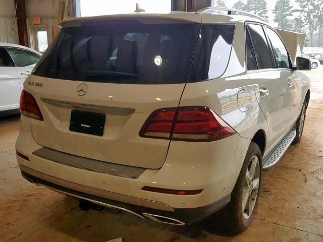 4JGDA5JB6JB190058 - 2018 MERCEDES-BENZ GLE 350 WHITE photo 4