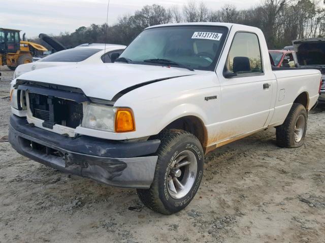 1FTYR11UX5PB04767 - 2005 FORD RANGER WHITE photo 2