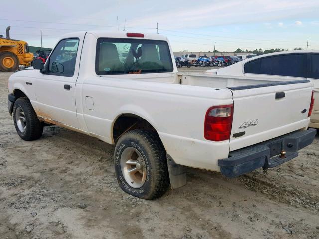 1FTYR11UX5PB04767 - 2005 FORD RANGER WHITE photo 3